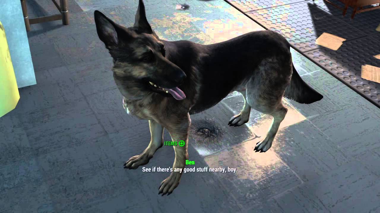 Fallout 4 - Dogmeat, master locksmith.