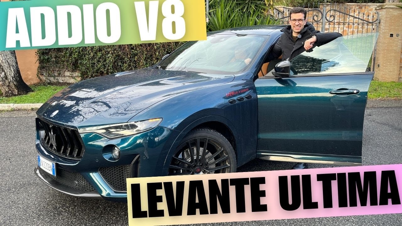 🔱 L'ultima MASERATI V8 di sempre: Maserati Levante V8 Ultima 580CV 730Nm | Prova su strada Esclusiva