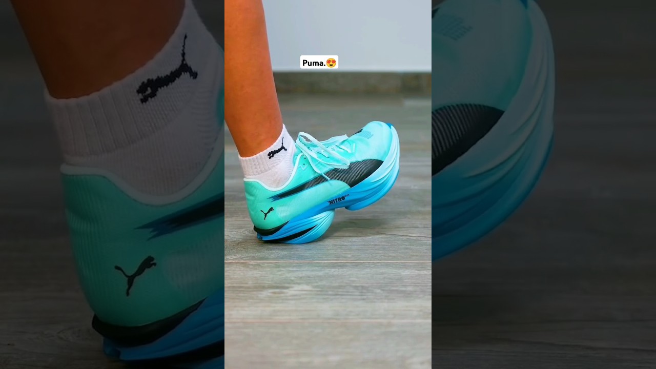 PUMA FAST-R3 💙❤️  I love the new mint speed blue color😍 