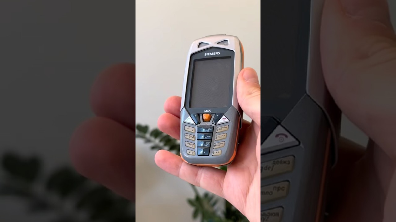 Siemens M65 &ndash; a phone built for adventure! #2000svibes #siemens #nostalgia #retrotech #siemensm65