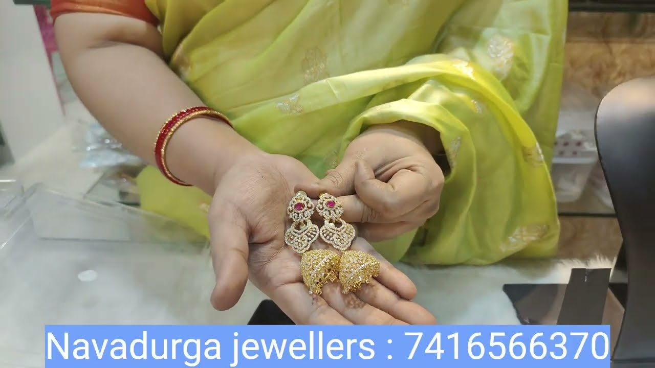 Navadurga jewellers || silver jewellery || beeds || ear rings 💫 || white house