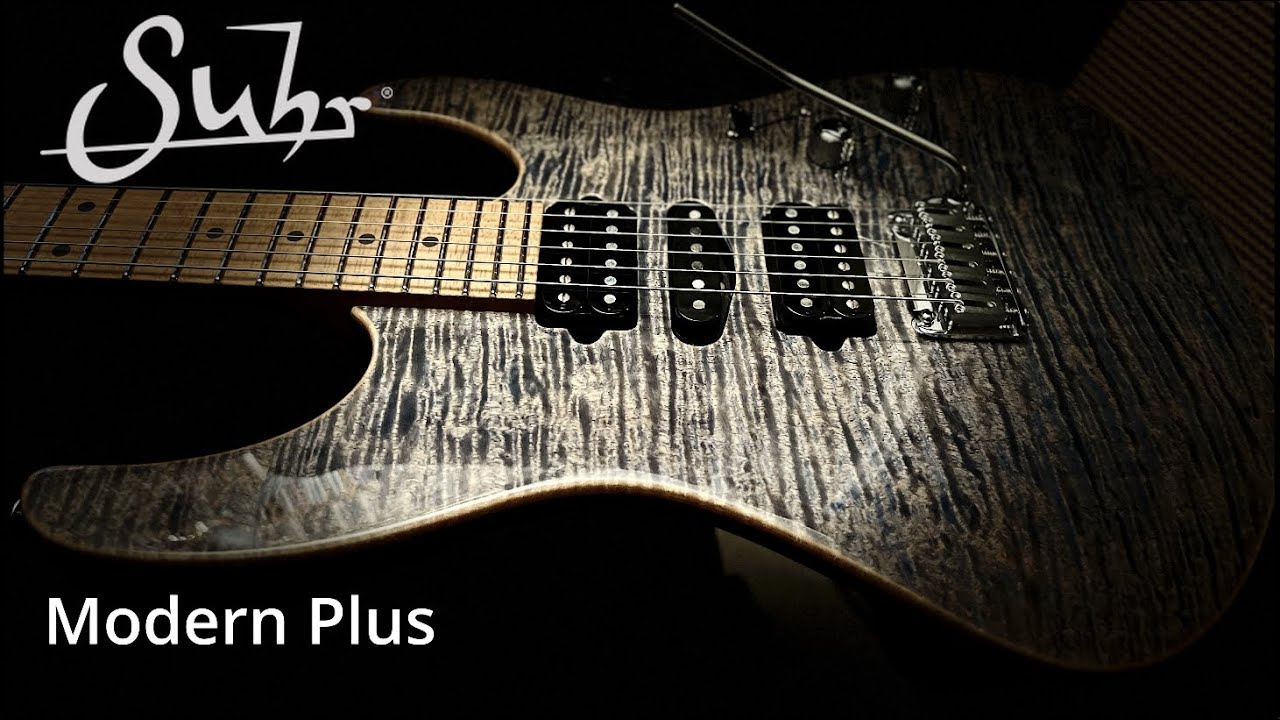 Suhr Modern Plus в цвете Trans Blue Denim Slate