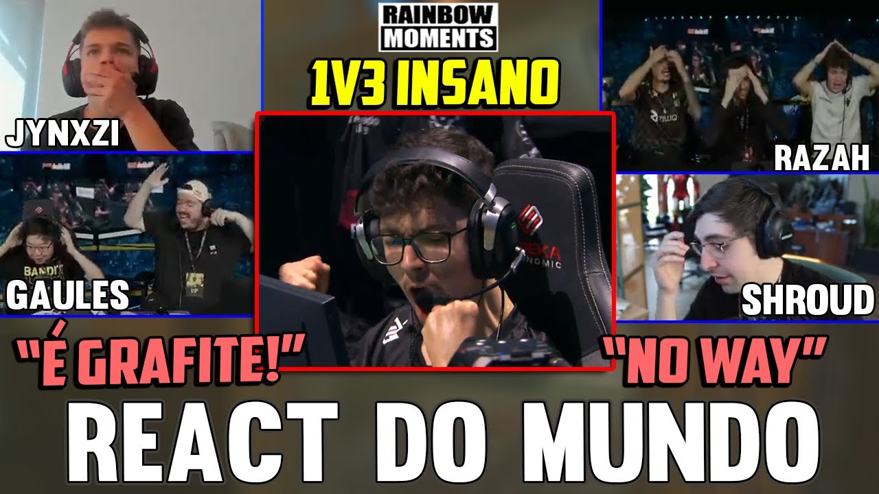 A REAÇÃO DO MUNDO NO CLUTCH INSANO DO NADE NA FINAL | W7M x FAZE - REACT SIX INVITATIONAL 2024