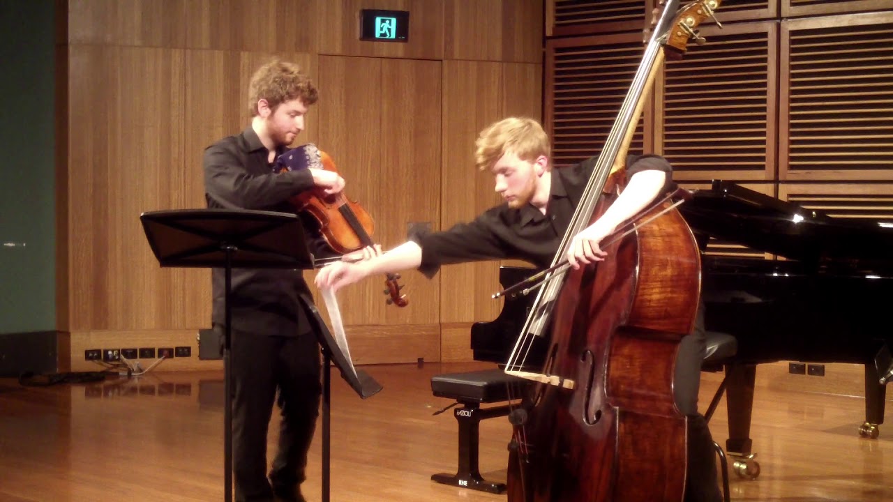 Gliere Duo. Viola/ Double Bass. Raphael Masters/ Jason Henery.