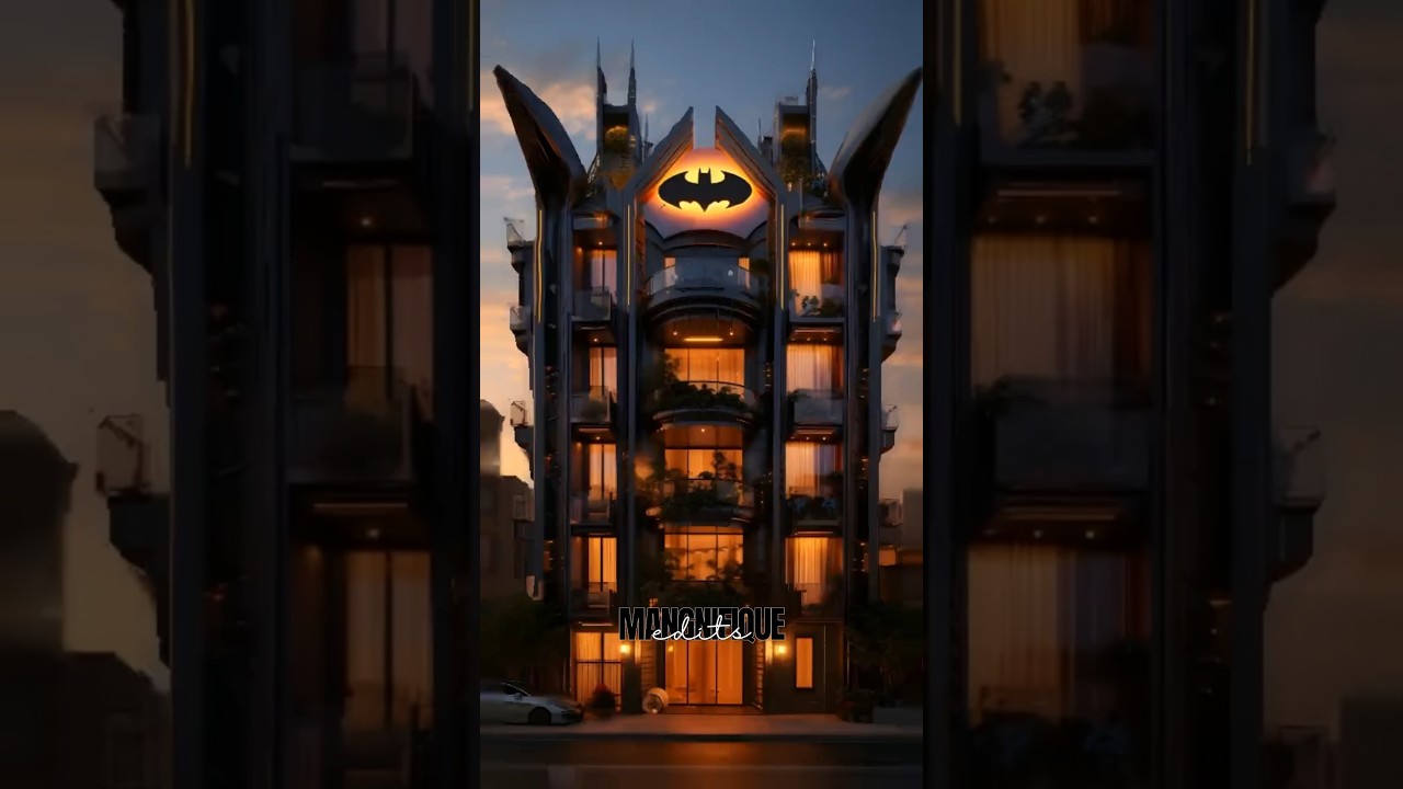 Marvel | DC Superhero Apartment Buildings 💥 #shorts #mcu #dc #dceu