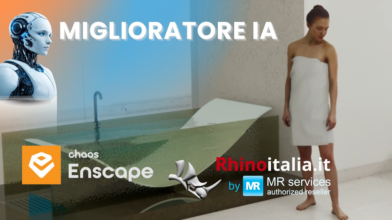 Intelligenza Artificiale di Enscape per Rhino: rendering molto più realistici in pochi minuti