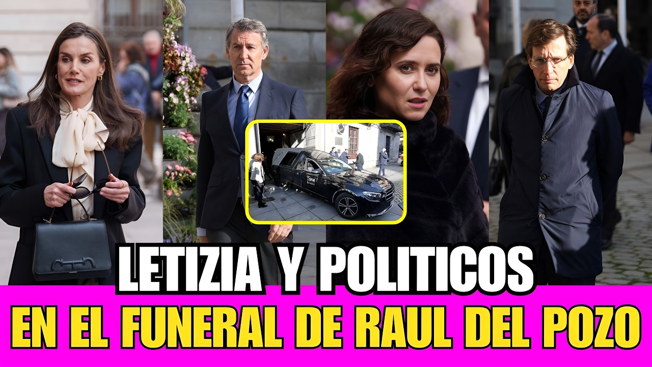😢Las IMAGENES de la REINA LETIZIA y ANA ROSA QUINTANA rinden HOMENAJE al periodista RA&Uacute;L DEL POZO