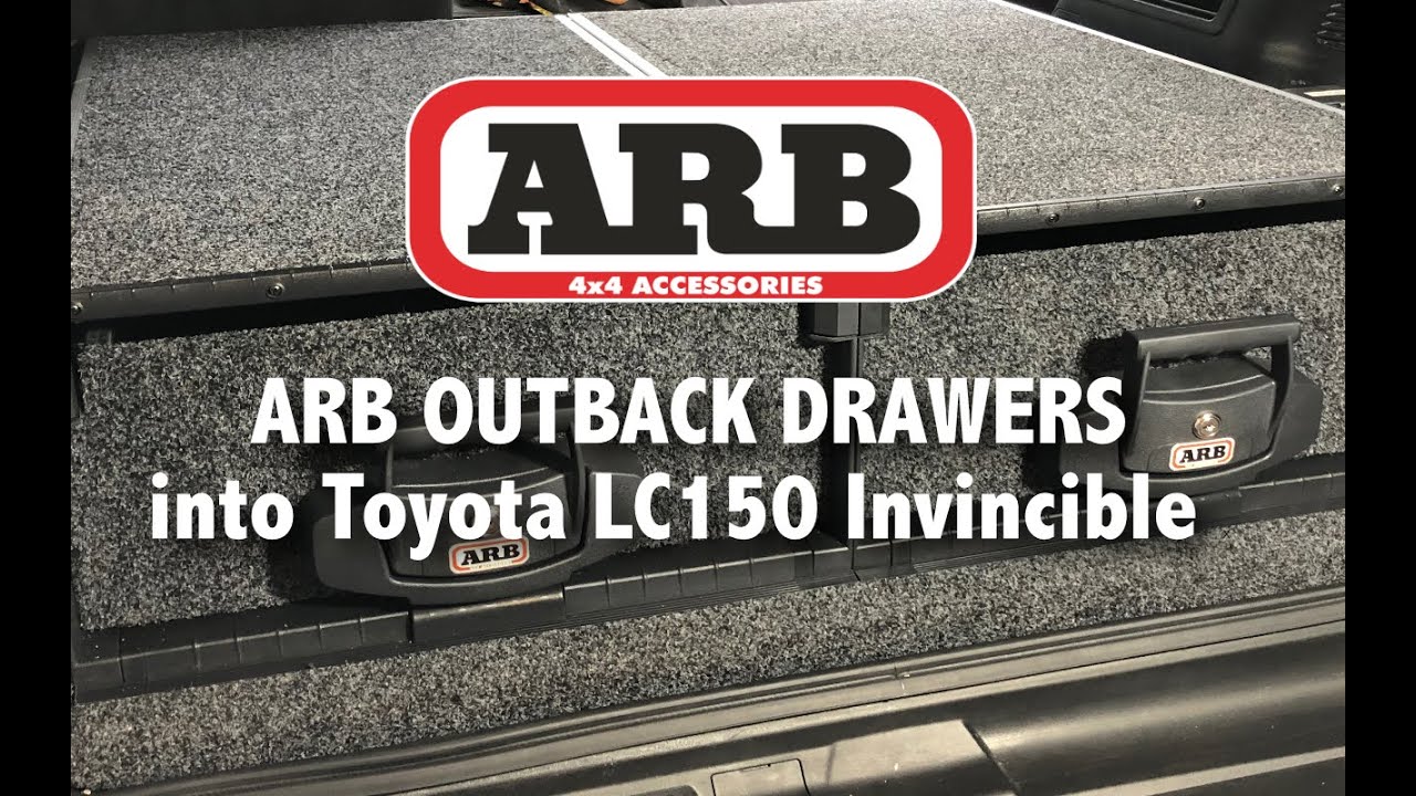 ARB Outback Drawers in a Toyota LandCruiser 150 Prado