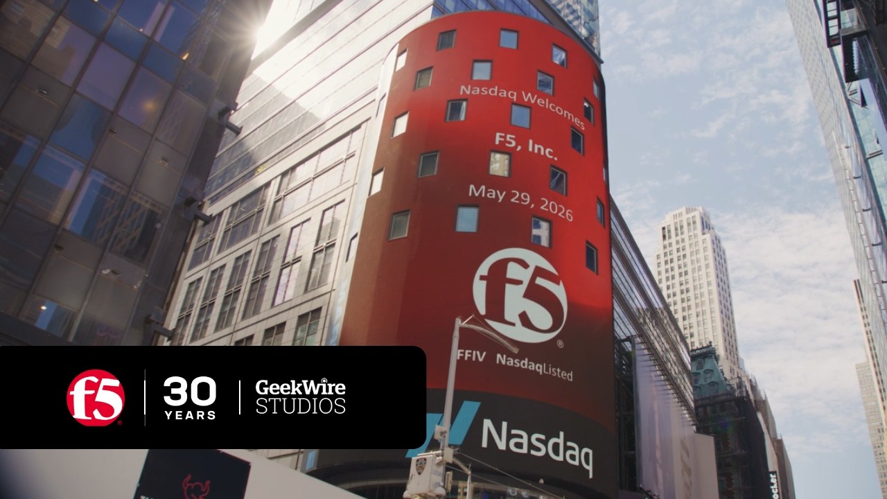 F5 Rings the Nasdaq Opening Bell: Inside the 30th Anniversary Celebration | GeekWire Studios