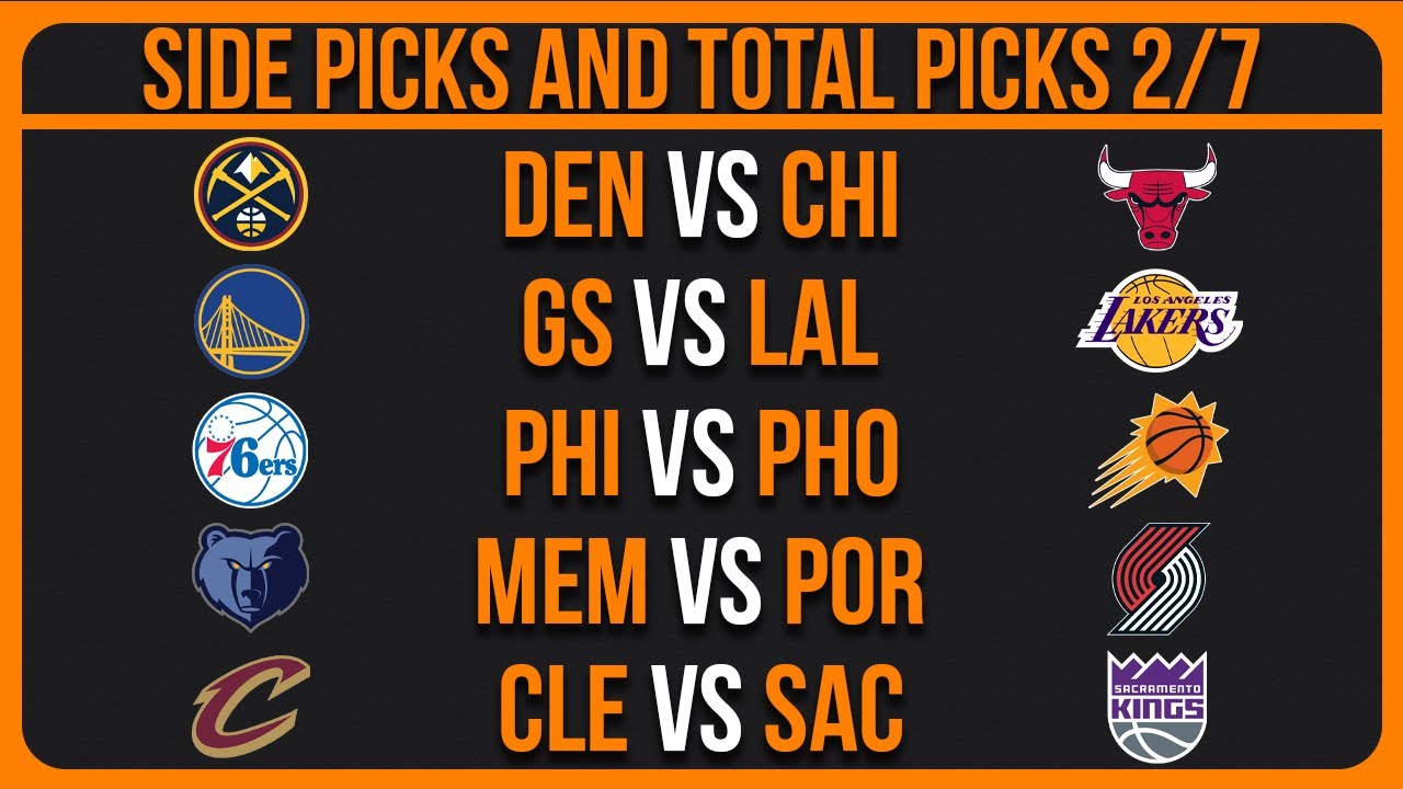 NBA Picks Today 2/7/26 NBA Picks and Predictions NBA Bets Today