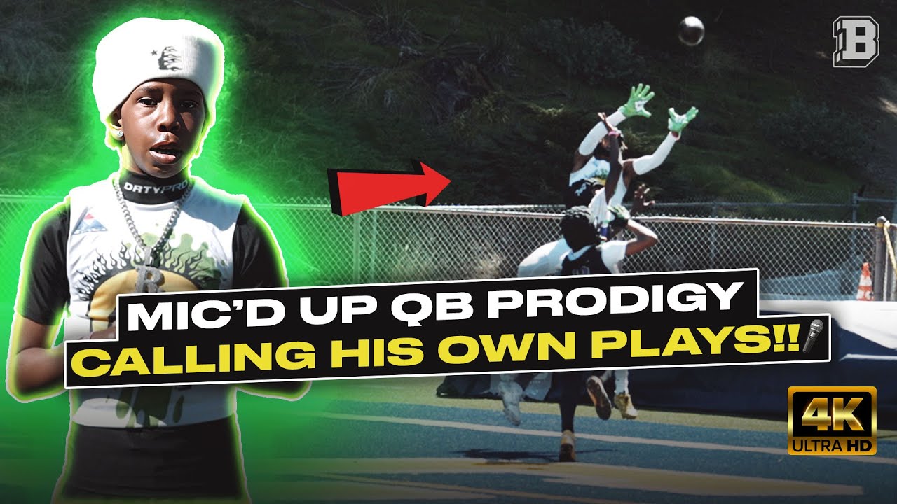 12-Year-Old QB King is a FUTURE STAR! Mic’d Up & Throwing Dots!🎤🔥