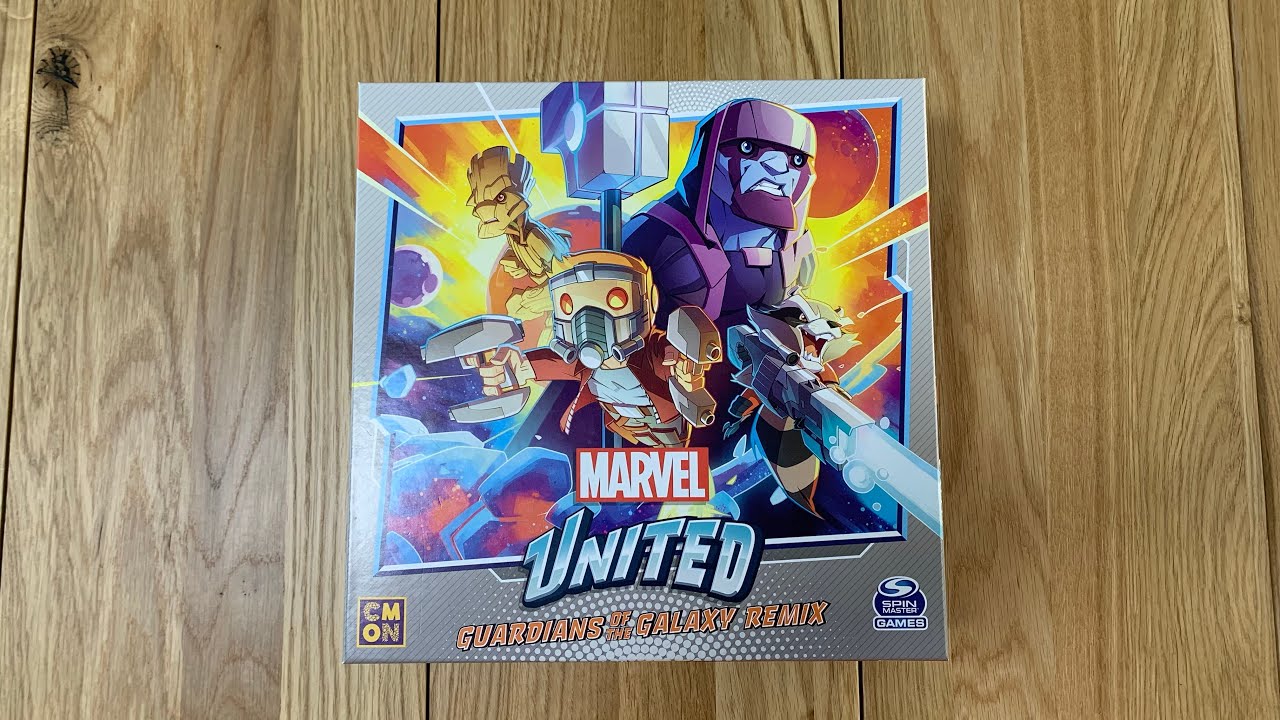 Marvel United: Commander Solo Mode Play Through - Guardians of the Galaxy Vs Ronan