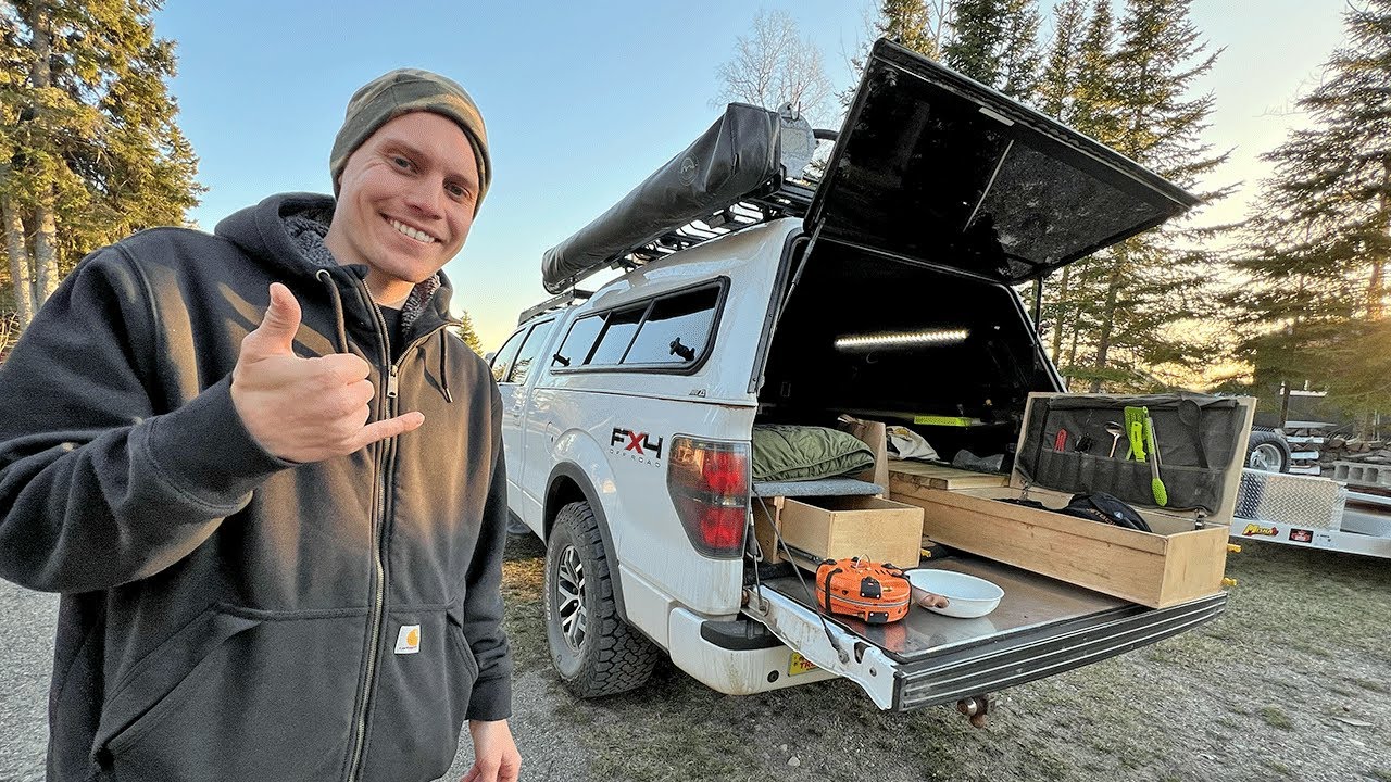 3 days Truck Camping - Eating What I Catch