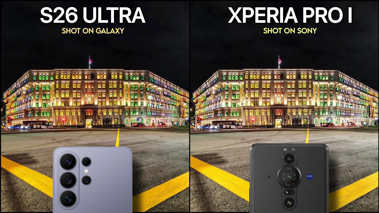 Samsung Galaxy S26 Ultra vs Sony Xperia Pro i Camera Test Comparison 