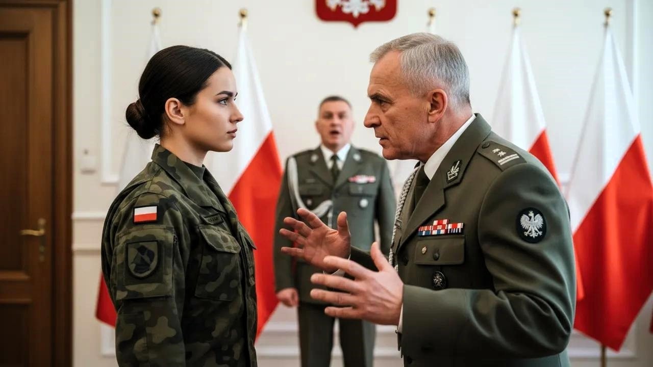 Oficer zlekceważył ją, ale dowódca odkrył jej prawdziwą rangę