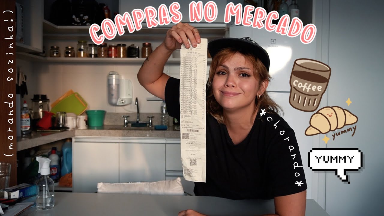MINHAS COMPRAS NO MERCADO | O que eu compro e quanto gasto morando sozinha?