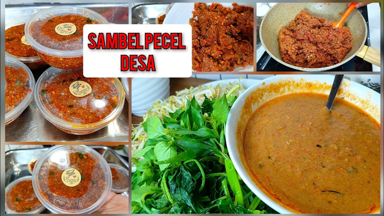 TERBAIK!! SAMBEL PECEL ASLI  nDESO, AWET,   COCOK BUAT JUALAN