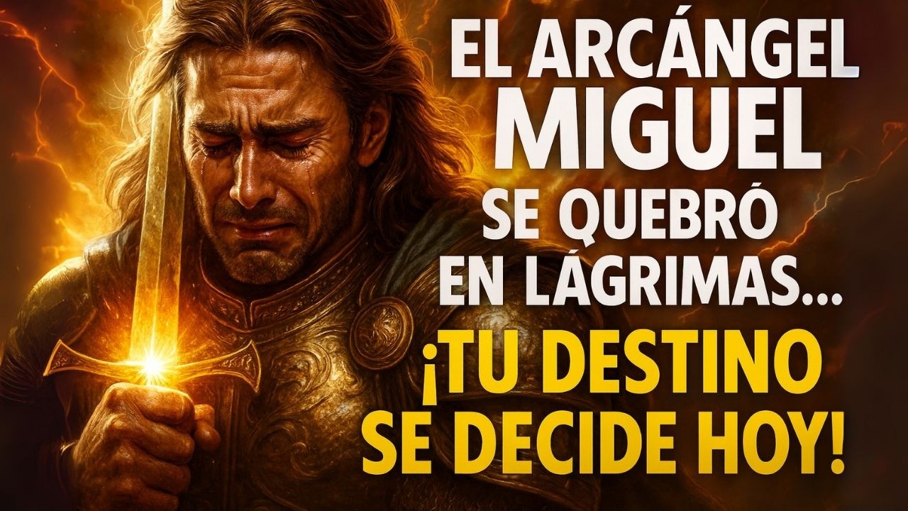 😢 EL ARCÁNGEL MIGUEL ENTRE LÁGRIMAS TE ADVIERTE: ¡TIENES 10 MINUTOS PARA ESCUCHAR!