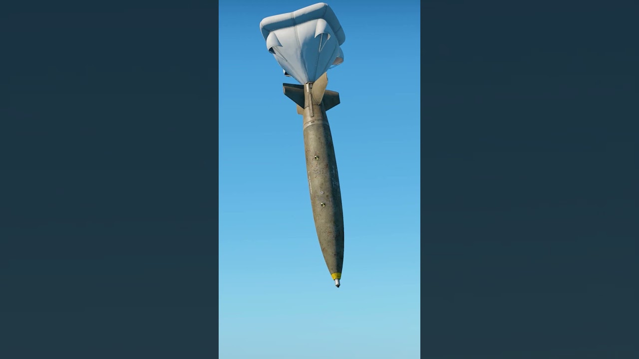 Russian FAB-500 Parachute Bomb Drop