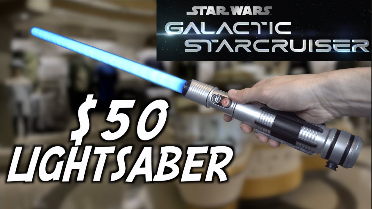 Star Wars Galactic Starcruiser $50 Lightsaber Review!