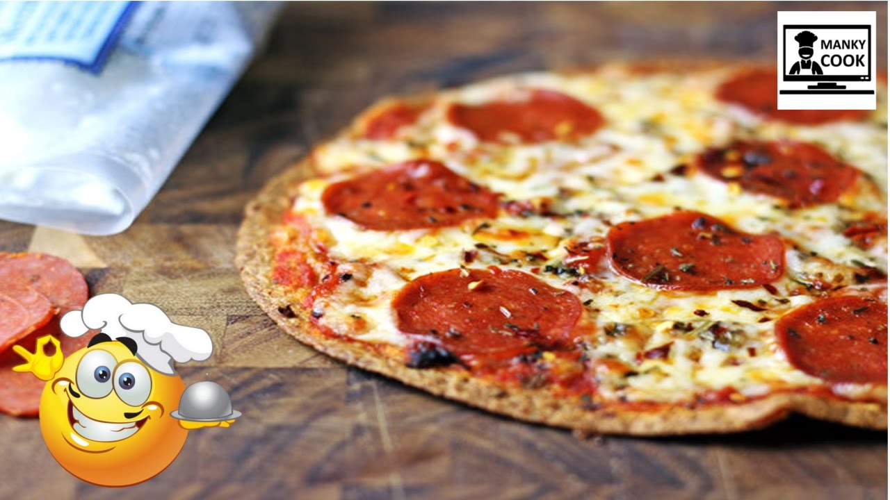 Recette de la PIZZA TORTILLA en 2 min ! [MANKYCOOK]