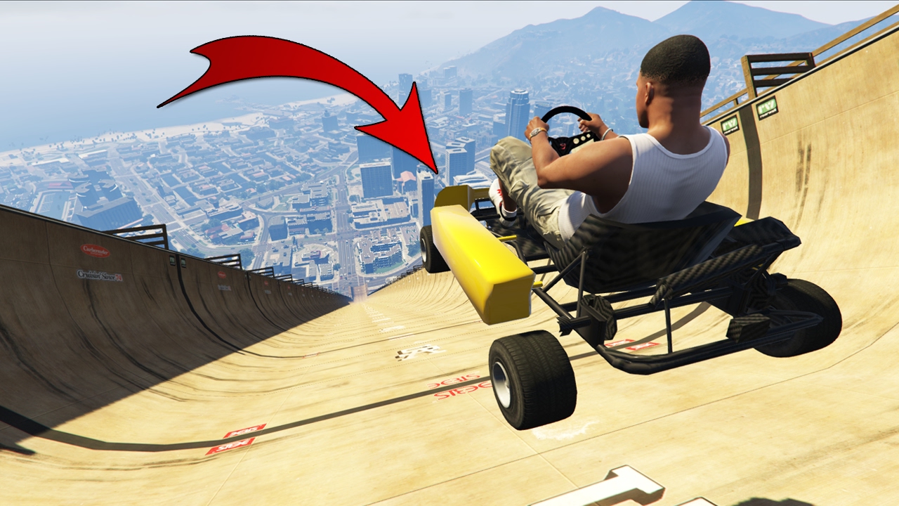 LA PLUS GROSSE RAMPE WTF SUR GTA 5 !