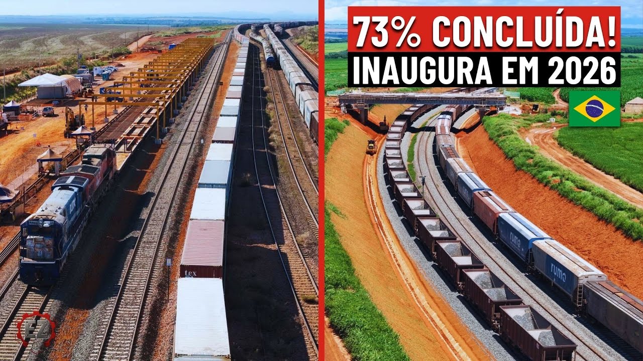 Reta Final da Maior Obra Ferroviária do Brasil! A Ferrovia Estadual do Mato Grosso