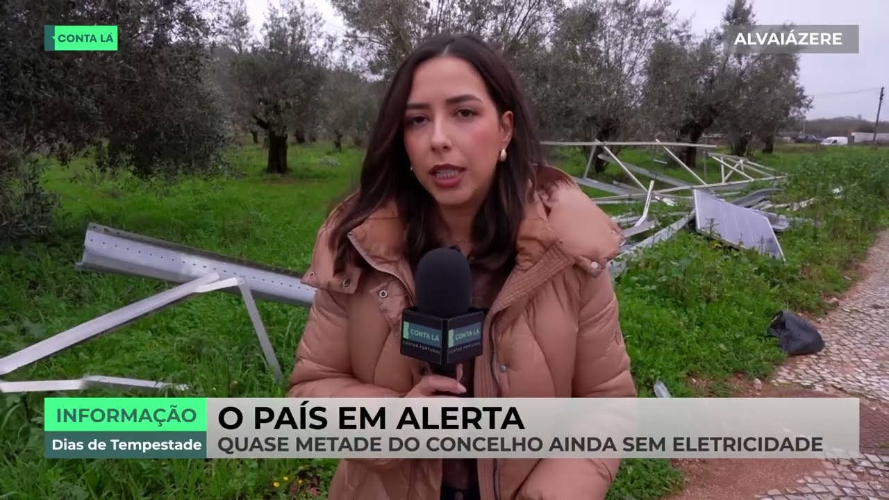 Uma semana depois, Alvaiázere continua sem eletricidade após o mau tempo
