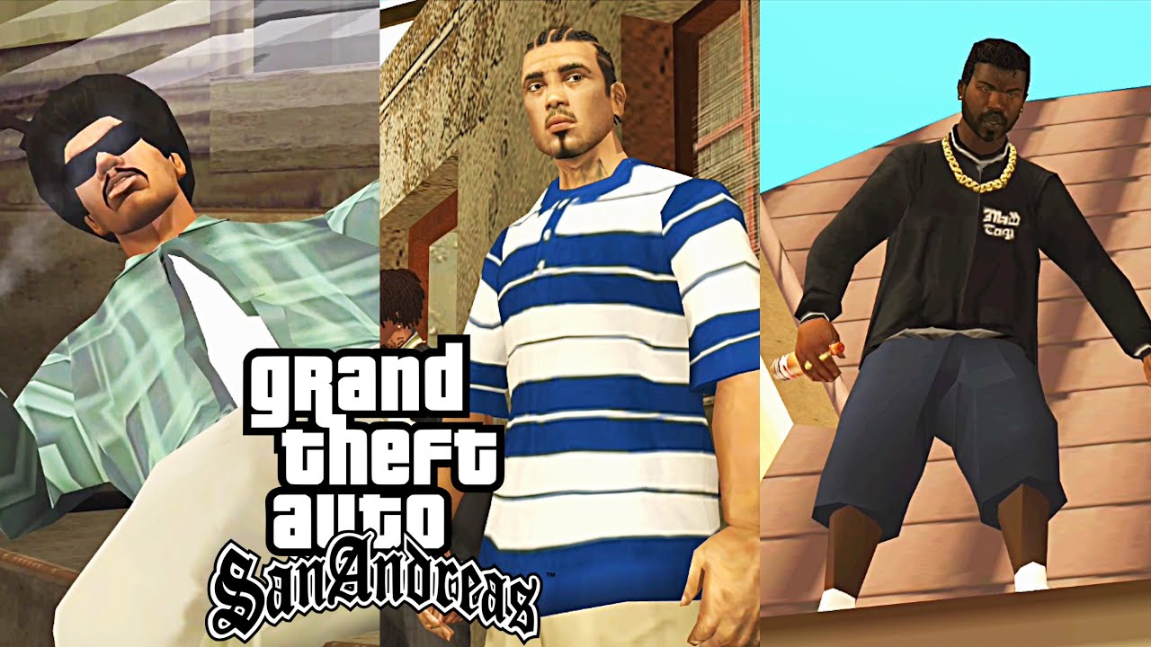 GTA San Andreas Character Redesign for Ryder, Cesar & Madd Dogg Showcase Gameplay