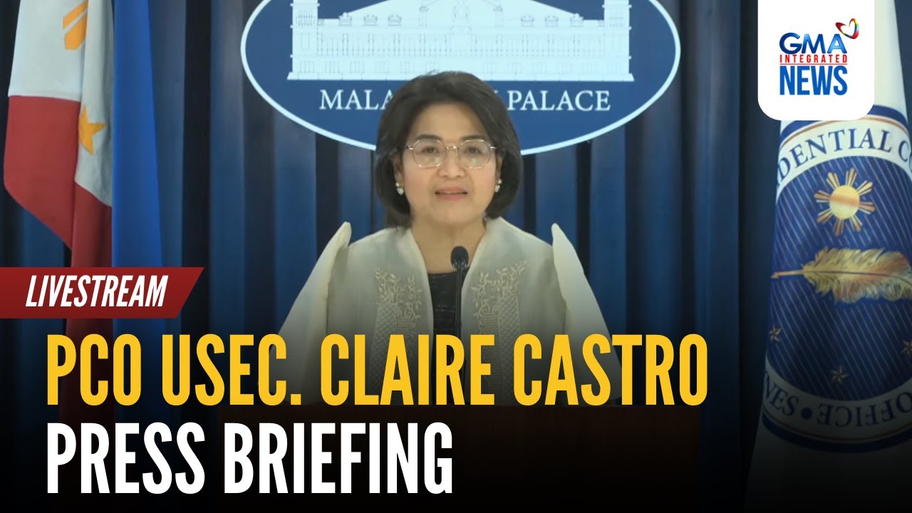 LIVE: PCO Undersecretary Claire Castro press briefing (Mar. 6, 2025) | GMA Integrated News - Replay