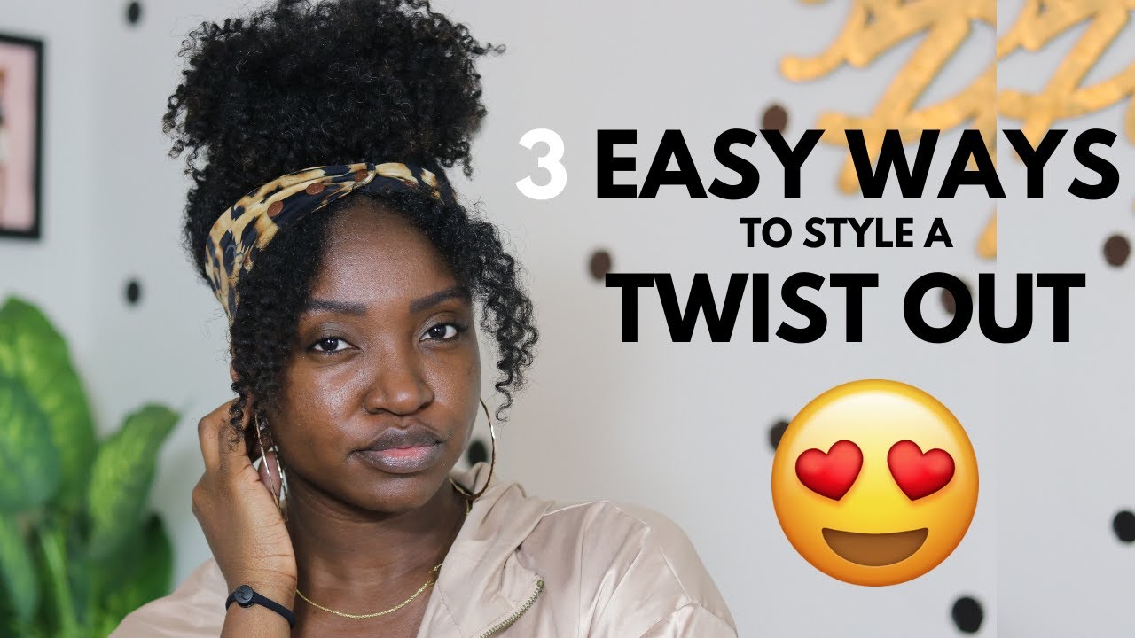 3 Ways To Style a Twist Out | Swirly Curly