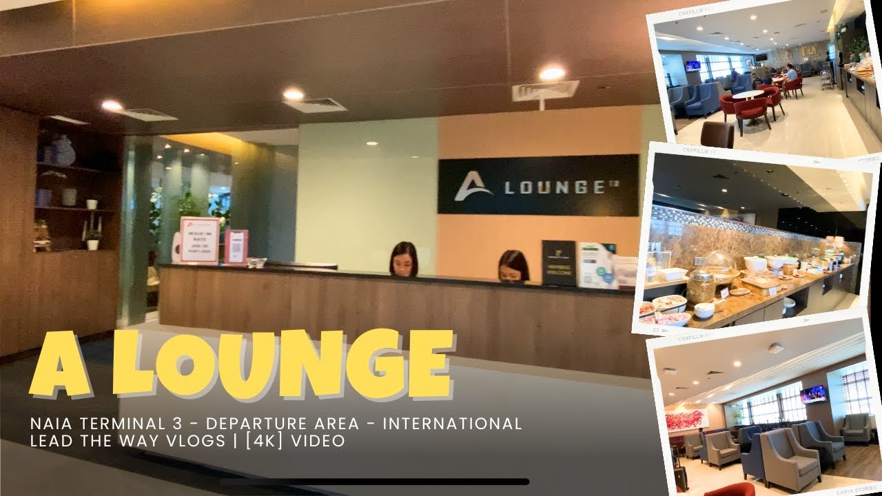 [4K] A Lounge FREE Access for Security Bank Platinum Mastercard newest lounge at NAIA Terminal 3