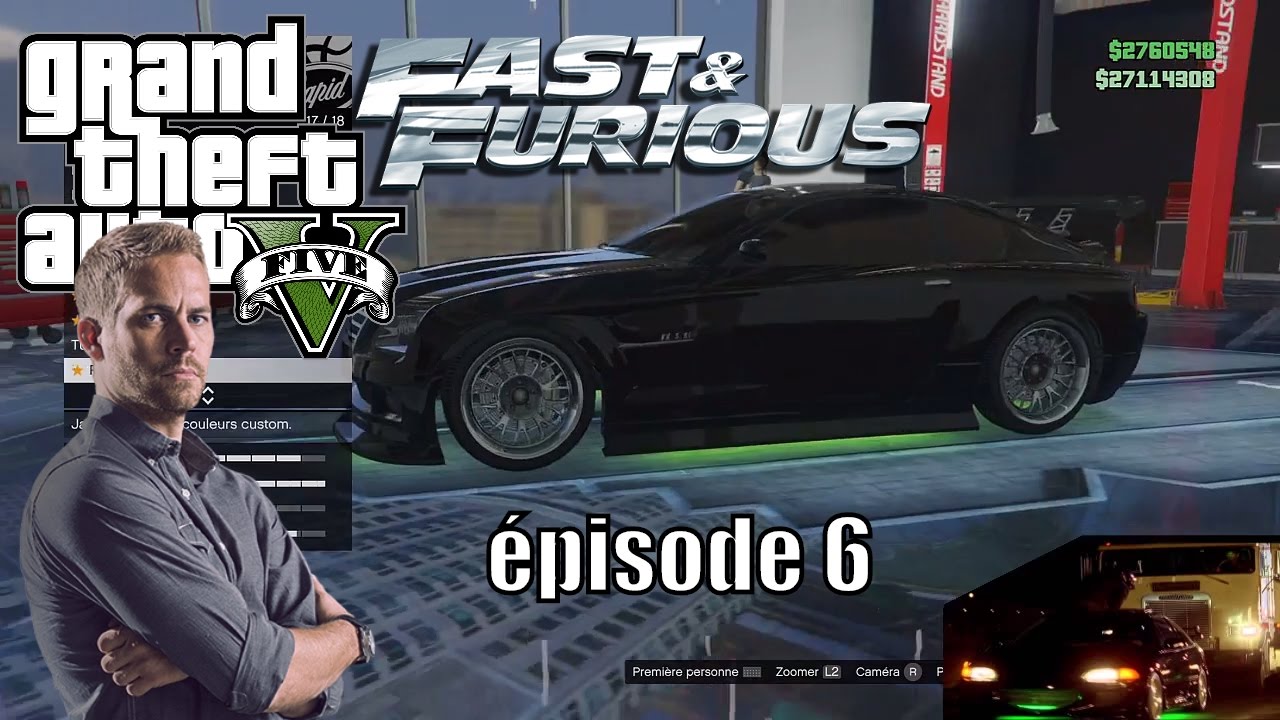 FAST AND FURIOUS DANS GTA 5 ONLINE AVOIR LES VOITURES DE BRIAN ! épisode 6 - Mrjksaw
