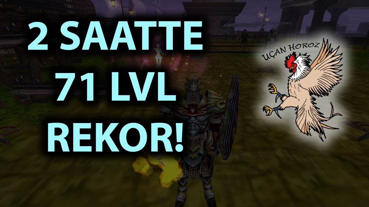2 saat 71 LvL! Rekor hızlı lvl kasma! KNİGHT ONLİNE 2019 