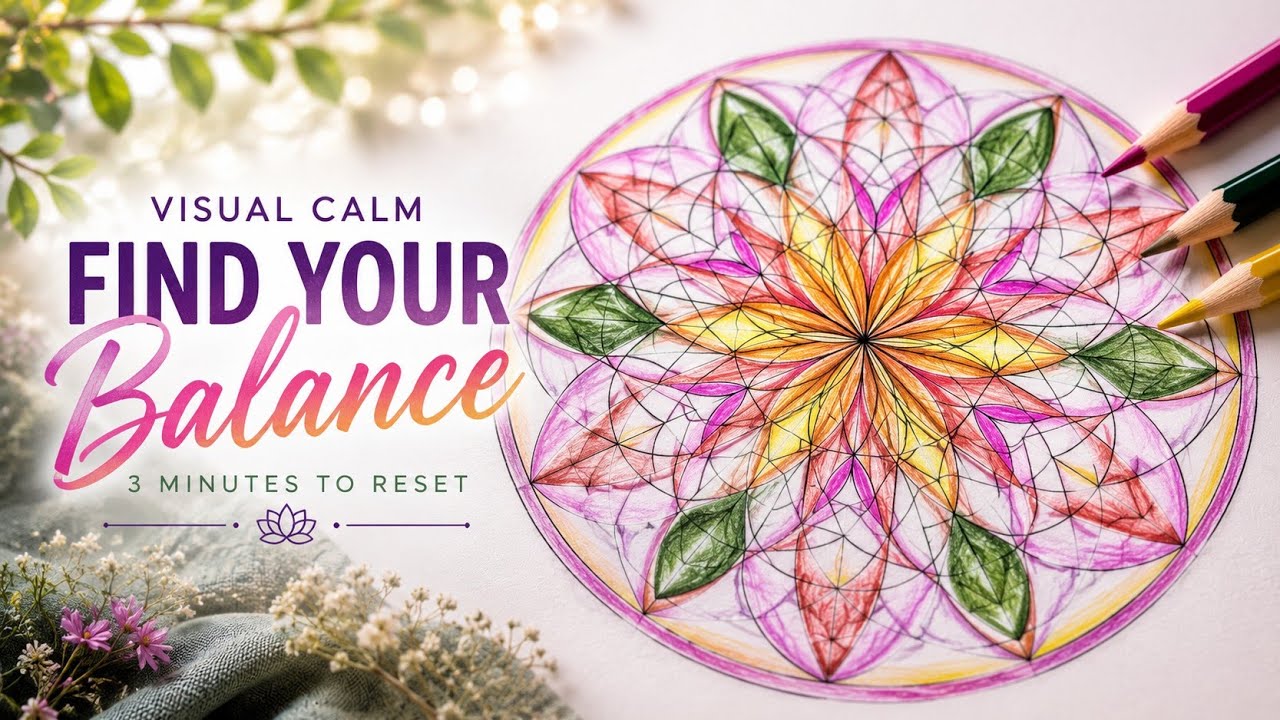 Mandala Art Process Timelapse | Geometric Pattern Drawing