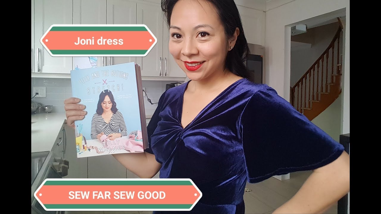 JONI DRESS from Tilly and the buttons Stretch book and #handmadesummerdress challenge