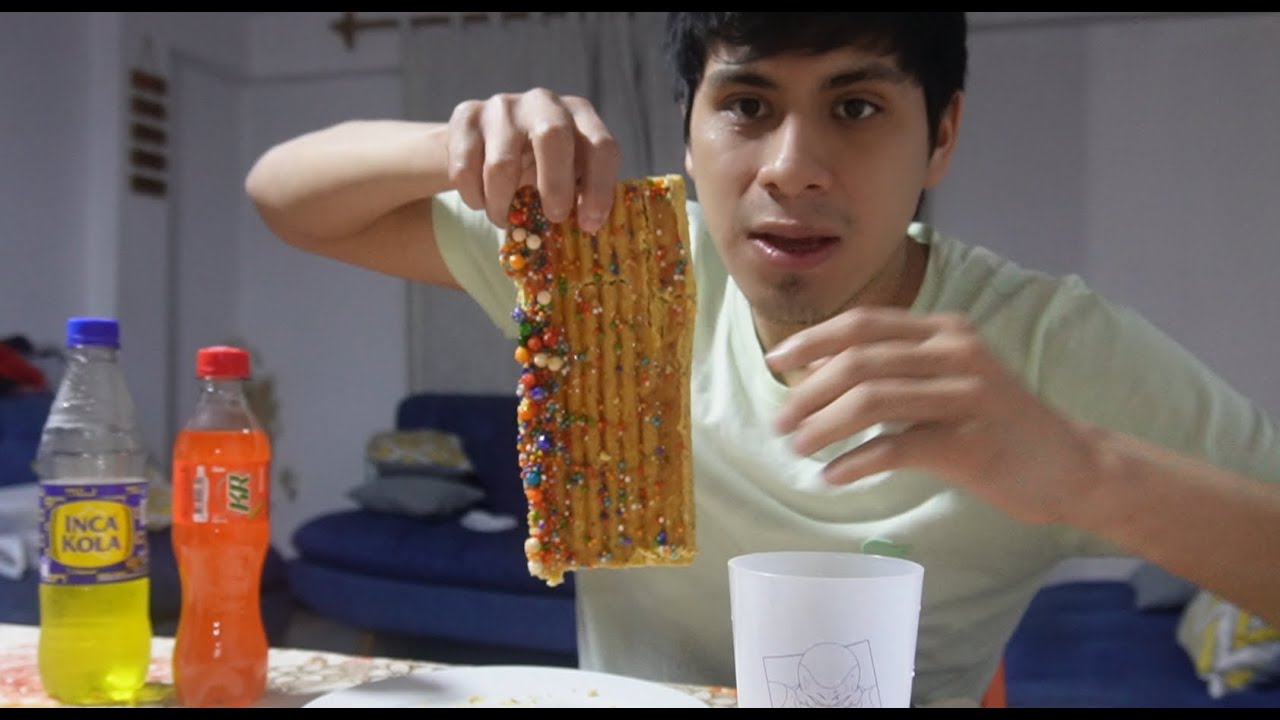 asmr comiendo turrón
