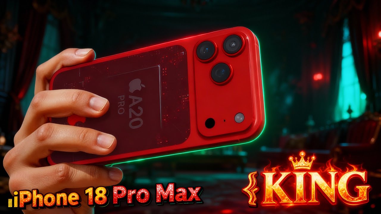 iPhone 18 Pro Max — всё новое (первый взгляд на 2026 год)
