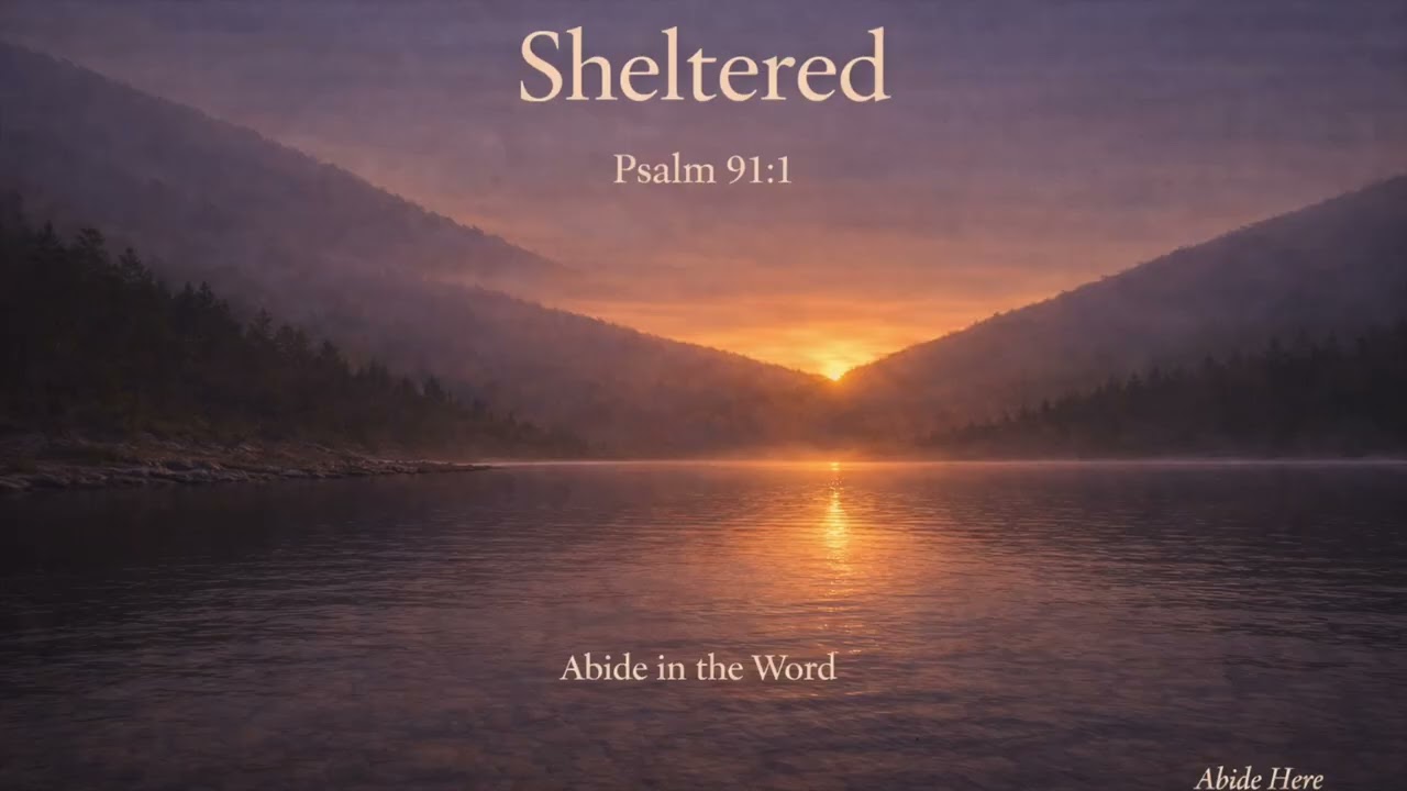 Peaceful Worship Music Sheltered | Psalm 91:1 | Abide in the Word