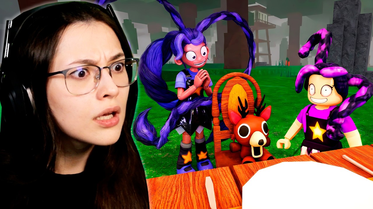 LILY LOVEBRAIDS DE POPPY PLAYTIME CAPÍTULO 5 INVADIU A FLORESTA!! | 99 NOITES NA FLORESTA - ROBLOX