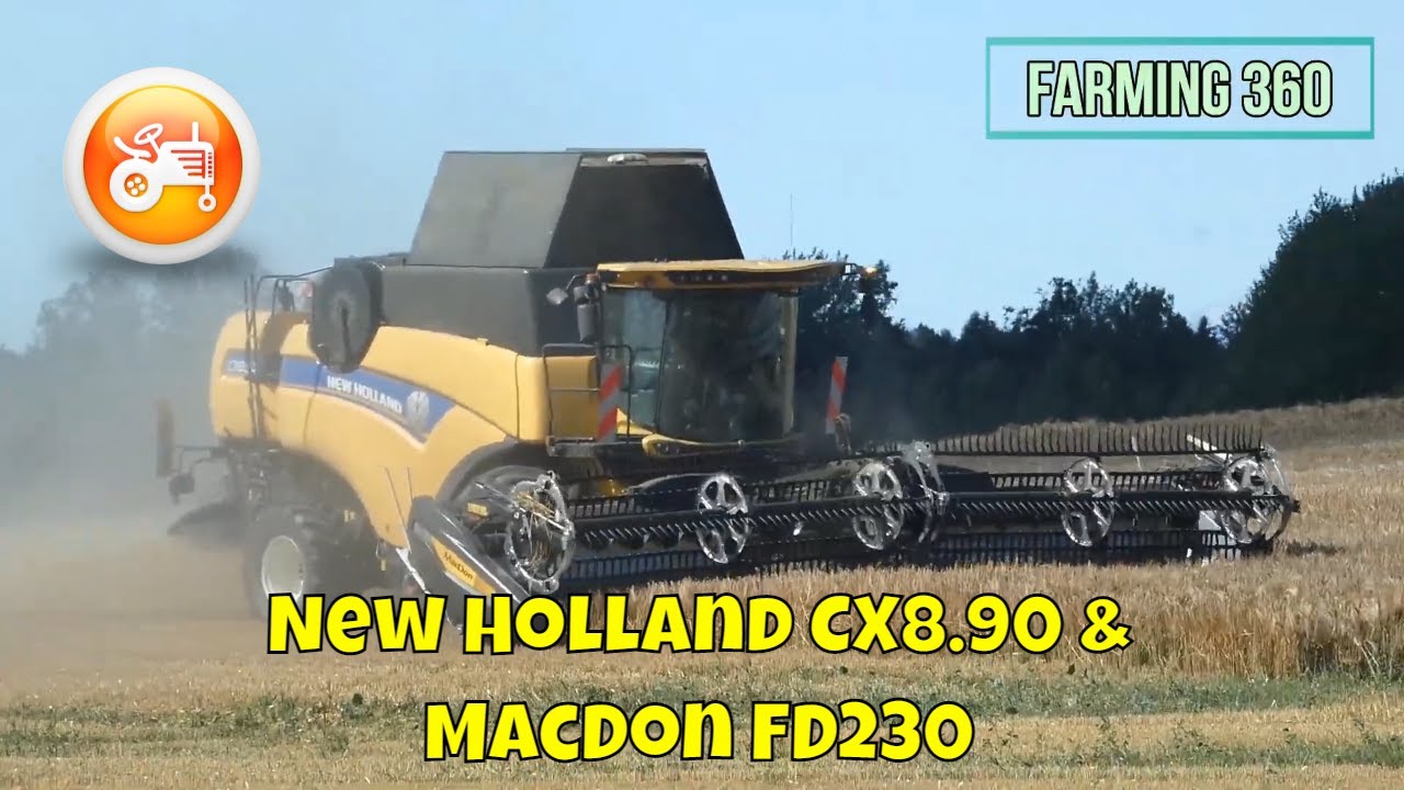 Harvest 2022 | New Holland CX8.90 combine & MacDon FD230 header