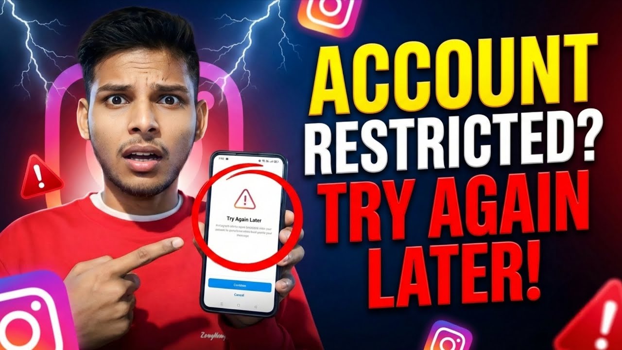 Instagram “Try Again Later” Problem Fix (2026) | 3 Real Working Methods