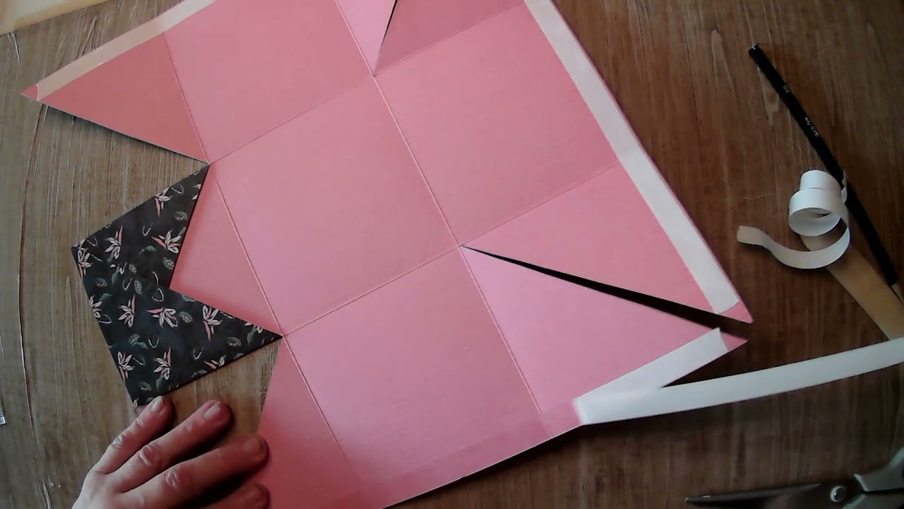 #Explosionsbox Geburtstag # mit integrierter Box # Windraddeckel # klappte nicht so wie es sollte..