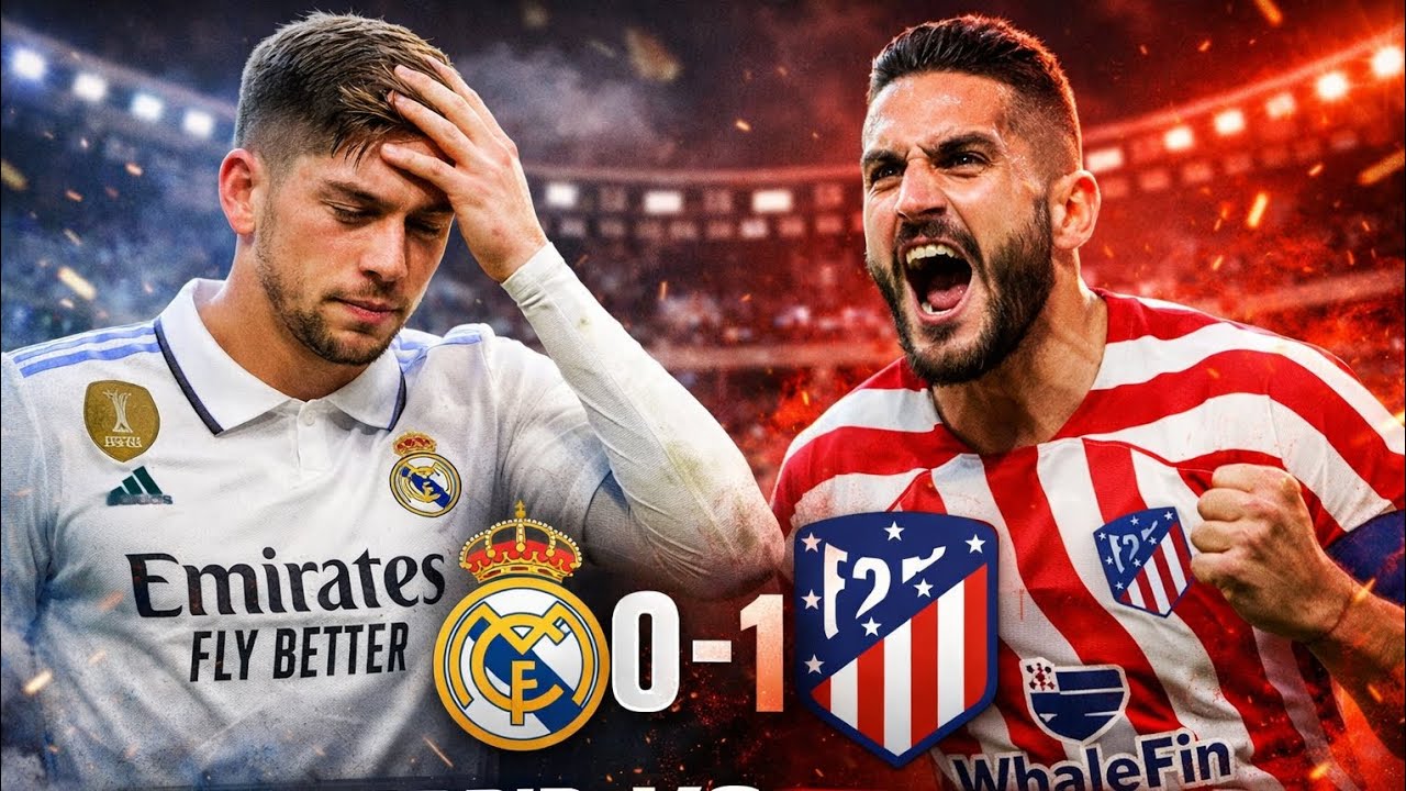 REAL MADRID 0-1 ATLETICO MADRID 🔥 Penalti Vinicius Gagal!