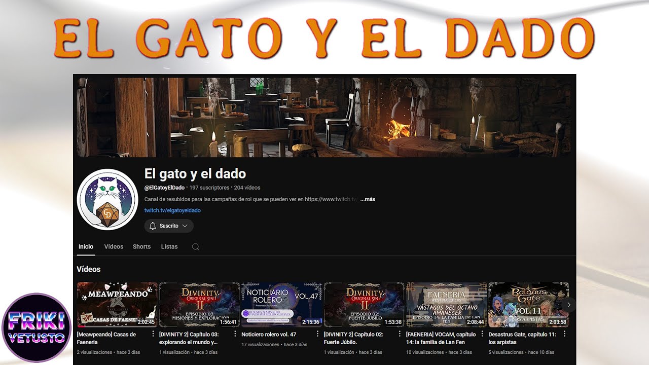 🎙️ El gato y el dado 📺 conociendo el canal