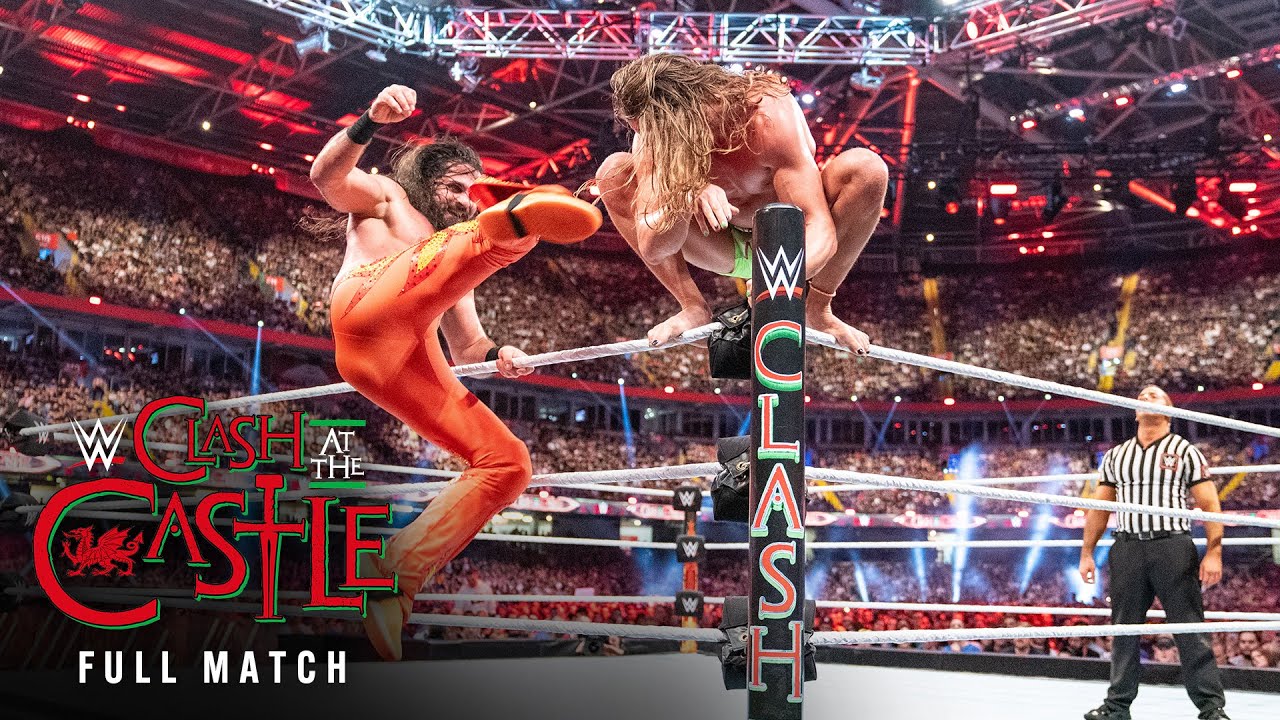 ПОЛНЫЙ МАТЧ: Мэтт Риддл против Сета «Чокнутого» Роллинса: Clash at the Castle 2022