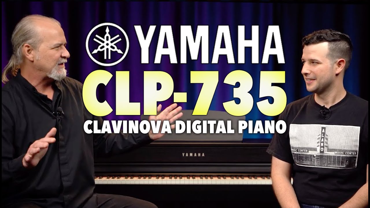 Yamaha CLP-735 Clavinova Digital Piano - DEMO & Overview