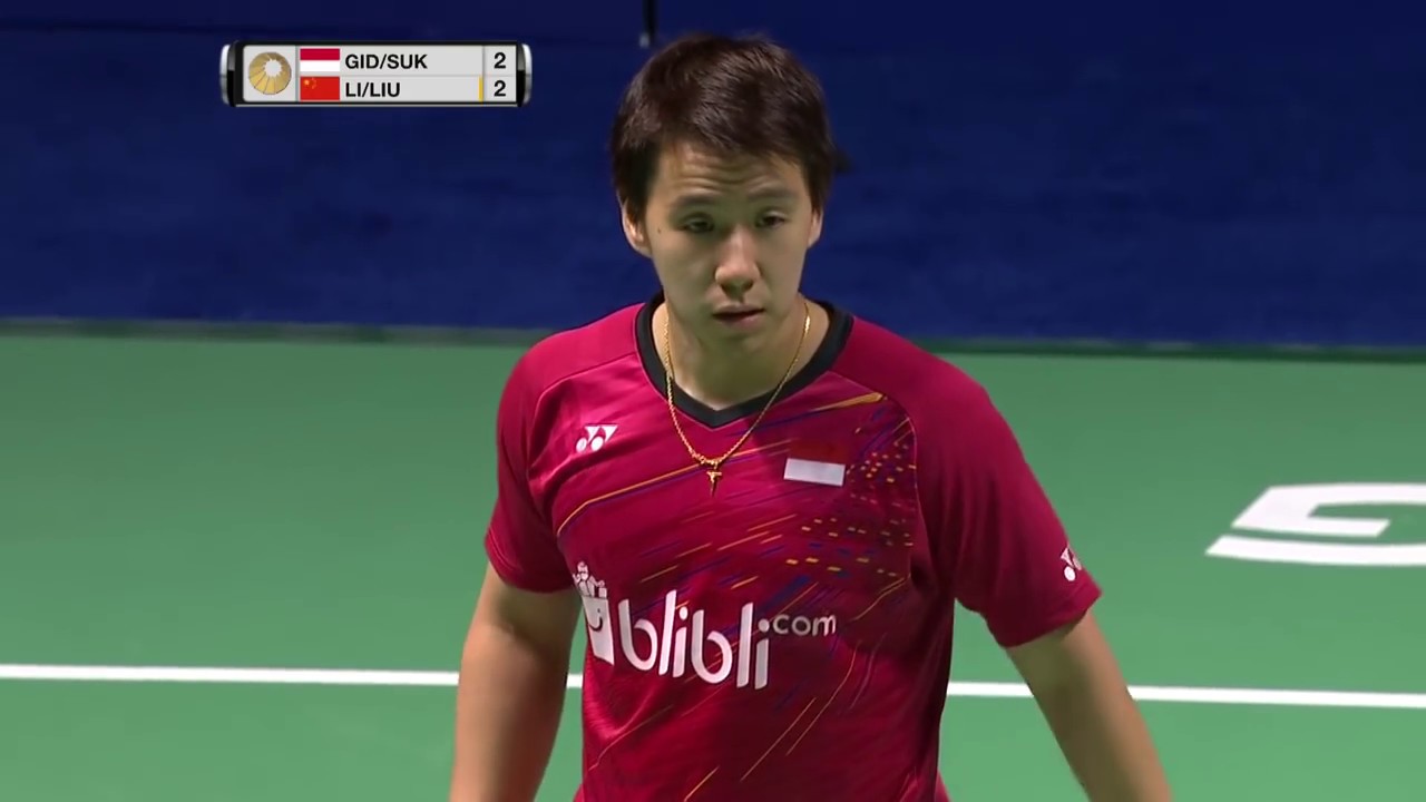 Tahoe China Open 2017 | Badminton SF M3-MD | Gid/Suk vs Li/Liu