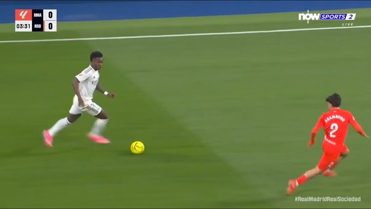 Vinicius Jr vs Real Sociedad - (LaLiga) (14/02/2025/26) English commentary 