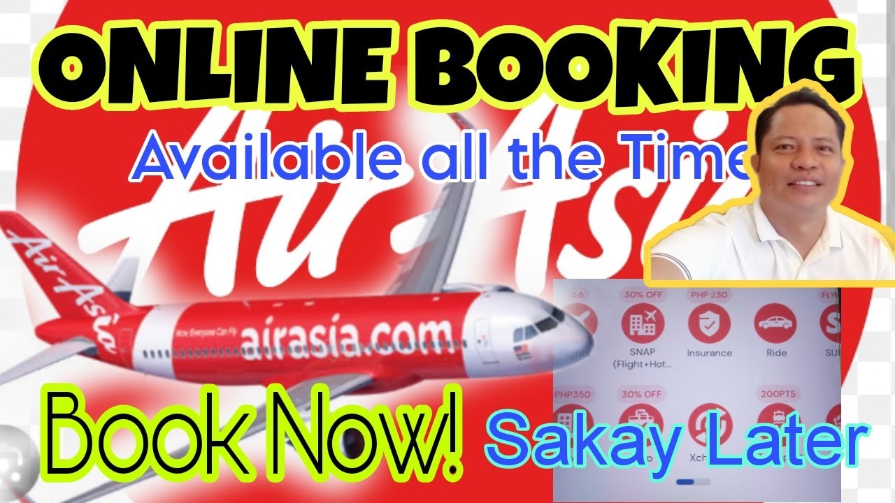 How to get Online Ticket in AirAisia Airline using Android Phone (Tagalog) #airasia #onlinebooking